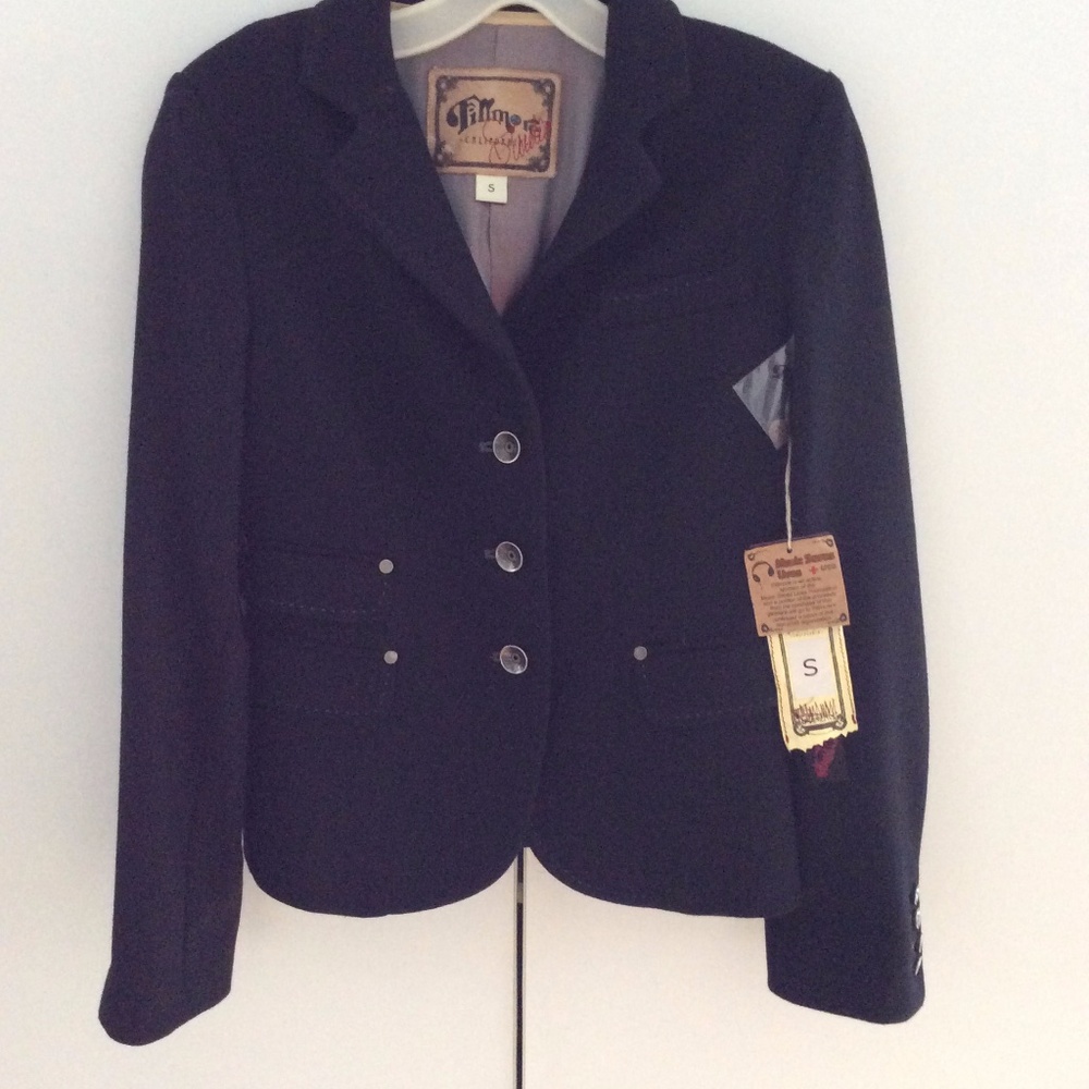Fillmore Studio Women's Wool Blend Blazer  Black S